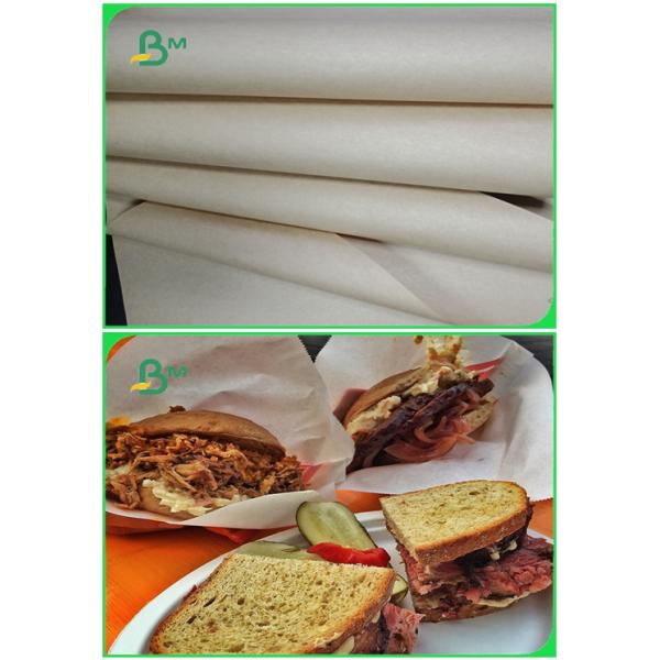 Luxury printed Food grade White and Brown Hamburger and Sandwich paper for food wrapping Luxury Printed Food Grade Jumbo Wrapping Paper Rolls For Food Wrapping
