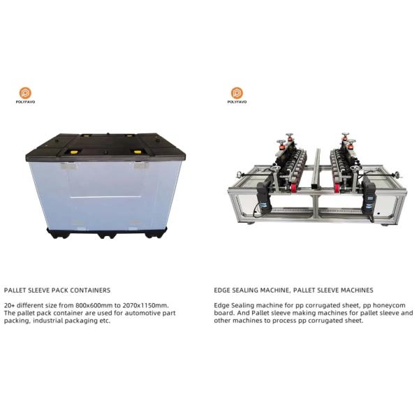 Blue Collapsible Plastic Sleeve Pallet Box For Customized Storage And Packaging