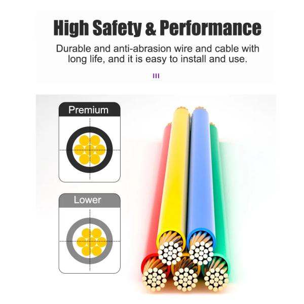 300V Current UL1007 18AWG Wire Harness Lead Wire Flexible Electric Cable 83*83*58CM