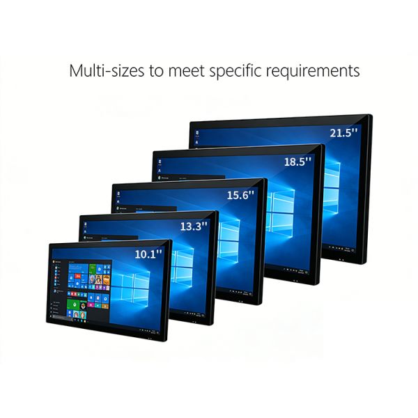 15.6 Inch 1080P Industrial Capacitive Kiosk Touch Screen USB Input Digital Signage and Displays for Business