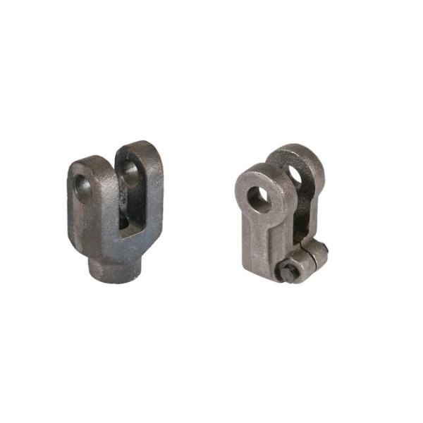 Steel Investment Casting Base End Hydraulic Cylinder Yoke End / Hydraulic Cylinder Fittings