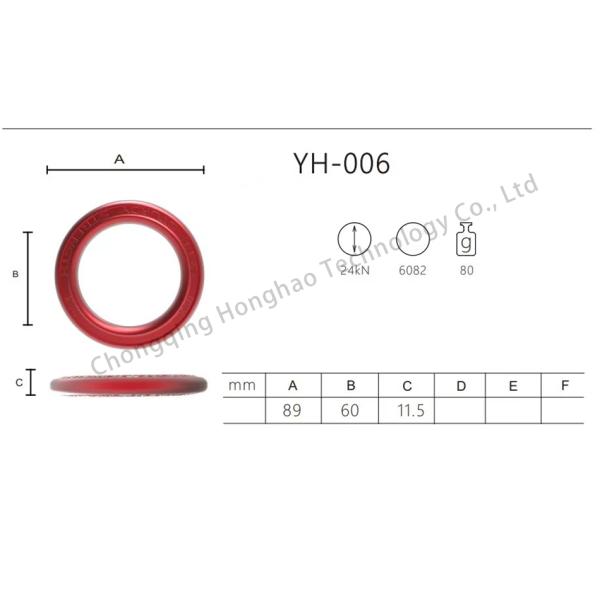 Small Round Ring Aluminum Alloy Aerial Yoga Hammock for Indoor and Outdoor Training