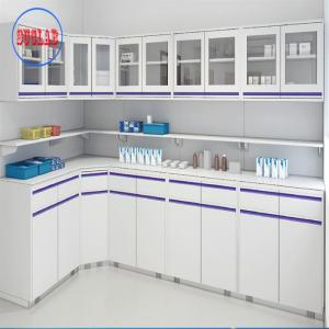 Buy cheap Adjustable Shelves Medical Healthcare Workstation Manufacturers Full Steel Wall Mount Frame Three Section Slider product