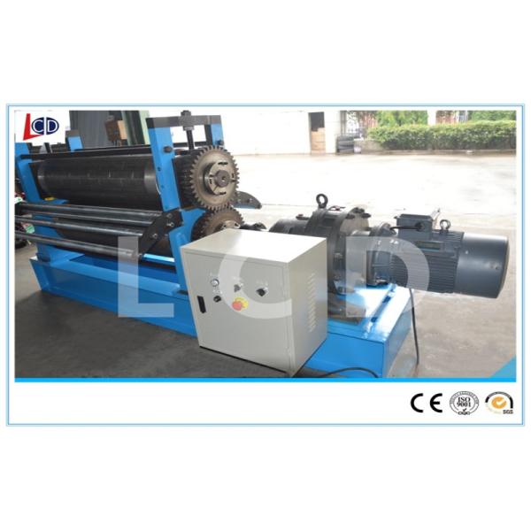 Automatic Metal Embossing Machine 18m / Min Working Speed For Steel Sheets