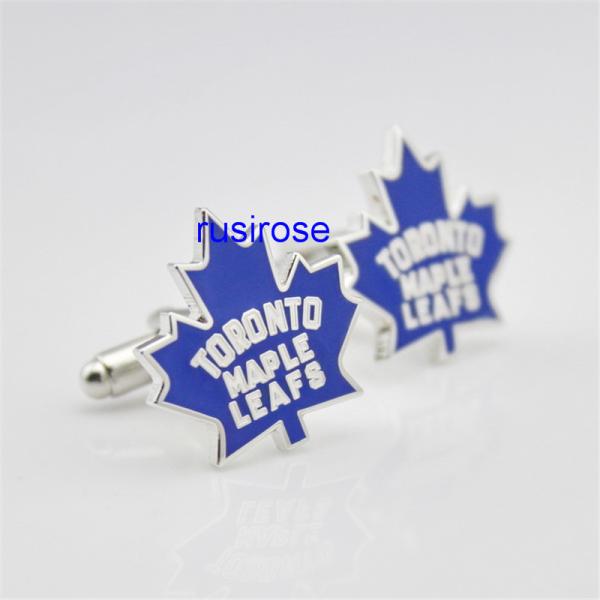 Personalized metal cufflinks custom-made,factory directly customized Maple Leaf shape cufflink, activities gift cufflink
