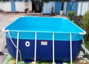 Buy cheap Training Above Ground Swimming Pools Flame Retardent With Repair Kit Steel Frame product