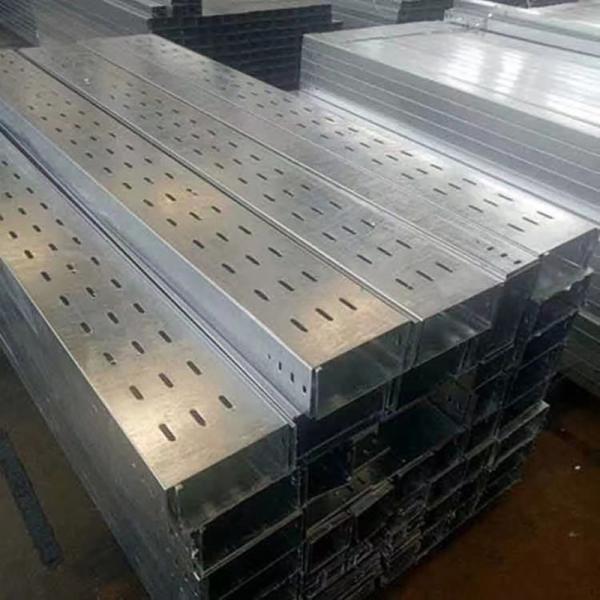 Customized Fire Resistance Metal Cable Tray Adjustable Height For Heavy Loads