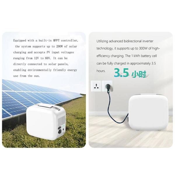 Single Cell 1kWh Solar Energy Power Station for Micro PV Storage System