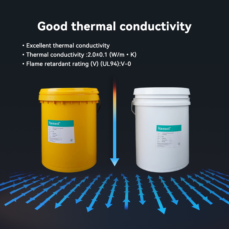 3.0 W/M·K Thermal Conductivity Compound For Electronics Two Components Silicone Electronic Control Modules Sensor