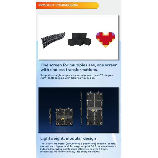 Interlocking Portable Interactive Led Screen Foldable Display P1.25 For Shop