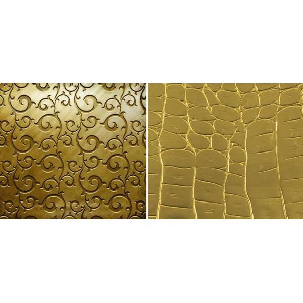 Brass sheet application in architectural design