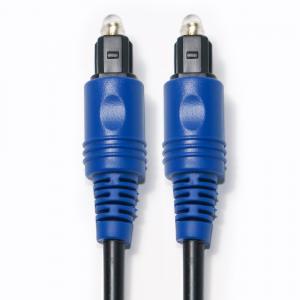 Buy cheap Factory Price Brand New Toslink Digital Optical Fiber Cable PVC Rope Plated Blue Shell HiFi Sound For Home Theatre product
