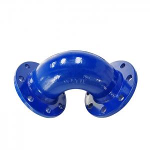 Buy cheap PN25 Ductile Iron Pipe Fittings Double Flanged Bend 90/45 Degree product