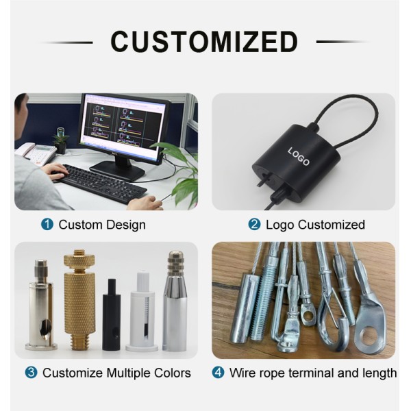 Adjustable Brass Hanging Ceiling Attachment for LED Products