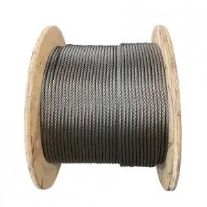 Buy cheap 8x19S FC Ungalvanized Alu-Zinc Galvanized Steel Wire Rope for Auger Drill Grooving Machine product