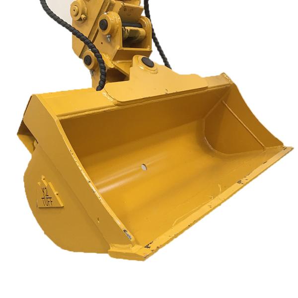 High Strength Alloy Excavator Tilt Bucket With Double Cutting Edges