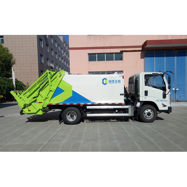 Electric Control Switch Compressed Garbage Truck Easy Operation Electric Garbage Truck