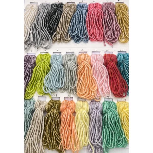 Customized Colorful Yarn Soft Cotton Blended Yarn 80% Cotton 20%