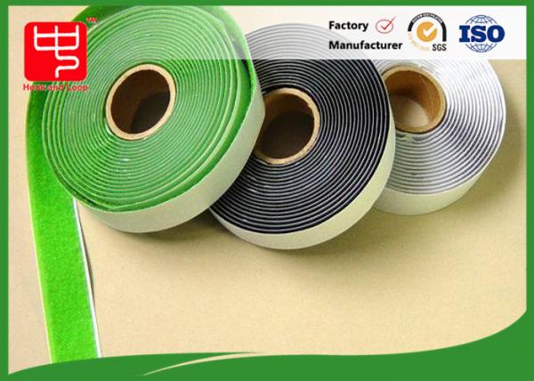 Quality Colour Nylon Roll Hook And Loop Adhesive Tape For Household / Plastic PVC for sale