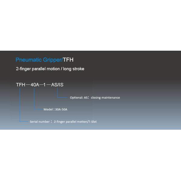 High Precision TFH Gripper With Pinion-Rack Structure And Versatile Air Interfaces