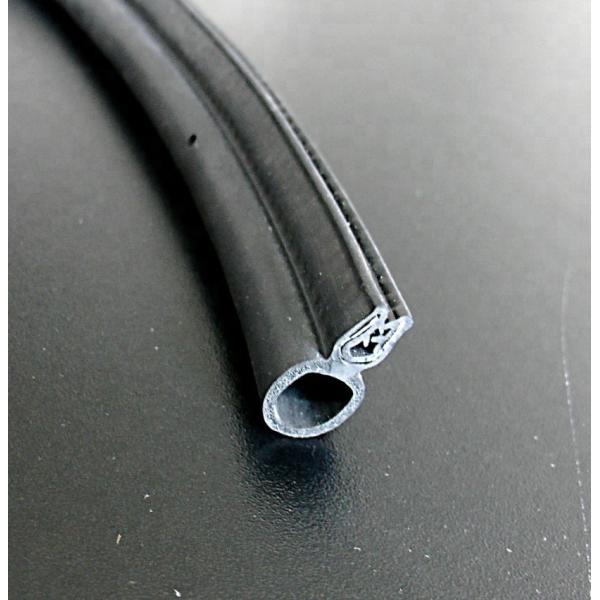 Custom Size Black Color Metallic EPDM Car Door Rubber Seals Strip for Industrial Needs