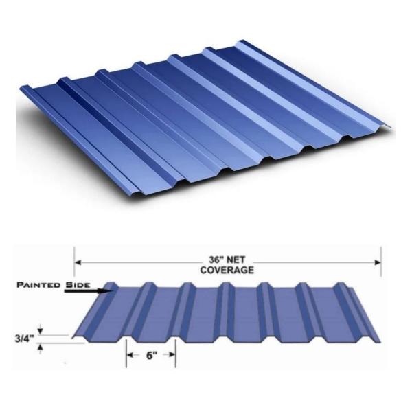 36 Inches Roof Sheet Roll Forming Machine Trapezoidal Panel Metal 4Kw