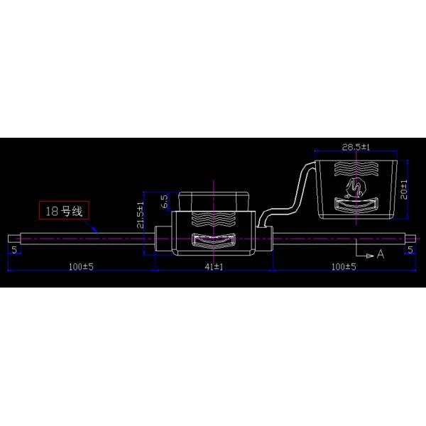 Universal Waterproof Inline Blade Fuse Holder , Automotive Blade Fuse Holder
