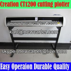 Buy cheap Creation Cutting Plotter CT1200 Vinyl Cutter Plotter W Stand Pcut 1200 Vinyl Sign Cutter product