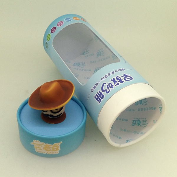 83mm Diameter Paper Cans Packaging With Clear PVC Window For Feeding Bottle / Custom Printed Paper Tubes