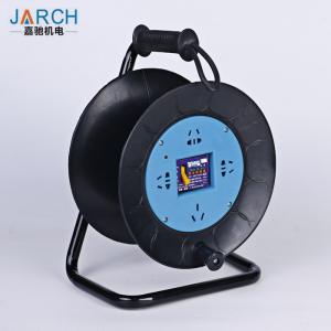 China High Capacity Extension Cord Hose Reel 275mm Steel Frame With ABS Plastic Material on sale