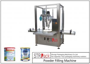 China Single Head Milk Powder Packing Machine High Precision For Tin Can / Bottle on sale