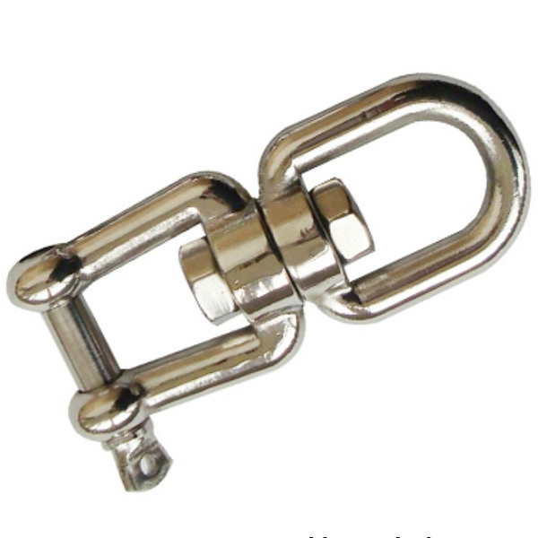 Stainless Steel Rope Rigging Hardware 6mm To 19mm European Type Jaw And Eye Swivel