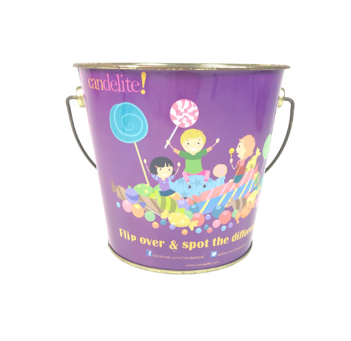 Offset Printing 0.23mm Thickness Paint Pail Bucket