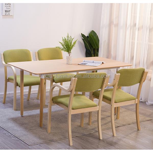 Solid Wood Stackable Chair for Modern Dining Room in Multiple Colors Hotel Restaurant Banquet Home
