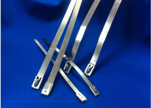 Natural Color Stainless Steel Cable Ties High Resistance To Acetic Acid