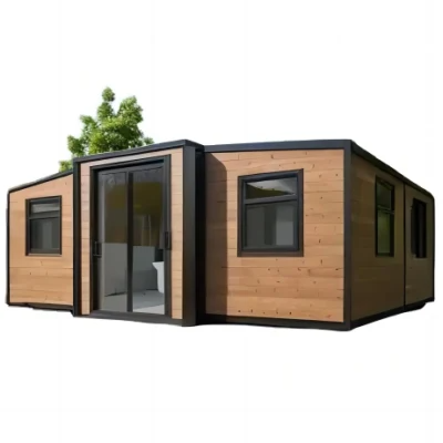 Environmental Protection 2 Bedroom Prefab Expandable Container House with Steel Door