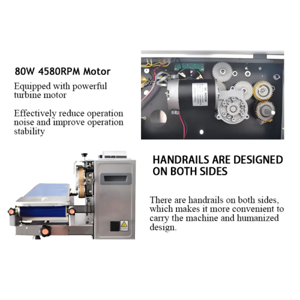 Hipac FR900W Electric Continuous Band Sealing Machine-Semi-Automatic High Productivity for Machinery Industry