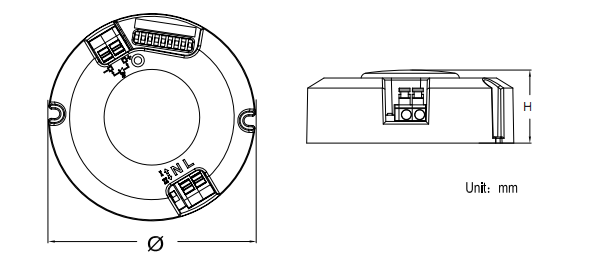 Compact Motion Sensor Constant Voltage Dimmable LED Driver 16w 28 - 48Vdc