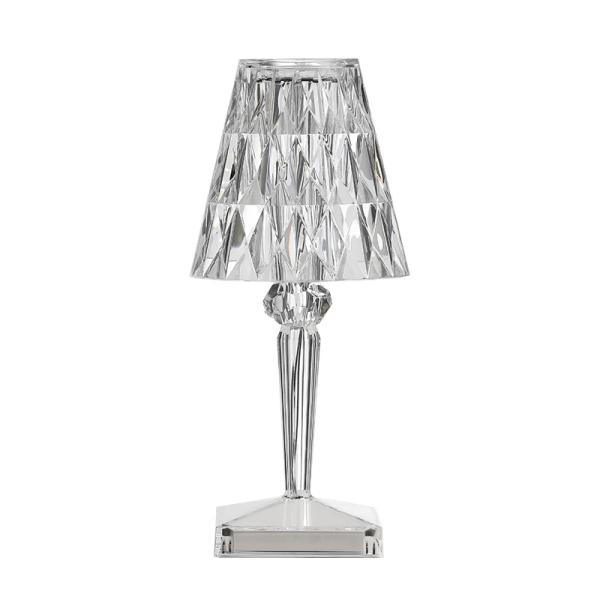 Nordic Diamond Bedroom Bar Restaurant Fixtures Charging Led Desk Lamp Night Lights crystal Acrylic Bedside Light Table Lamps