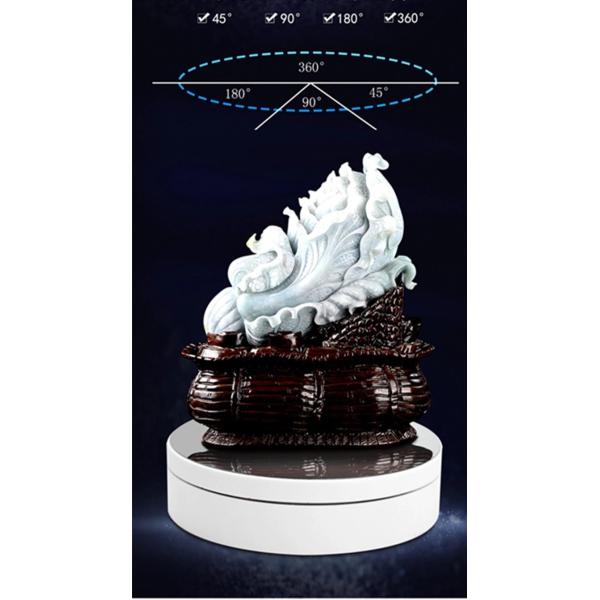 13.8cm Advertising Electric Rotating Display Stand For Commercial Devices
