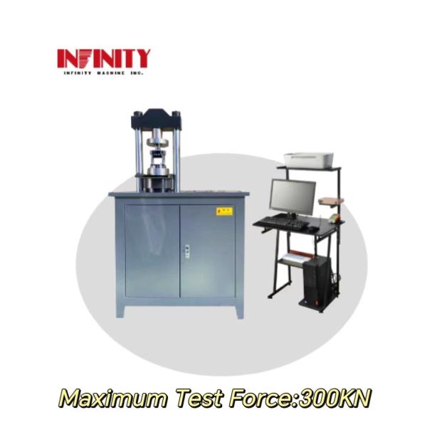 Test Force Measurement Range 4%-100%FS KN φ130mm Piston Diameter Peak Value Micro Electro-hydraulic Servo Compression