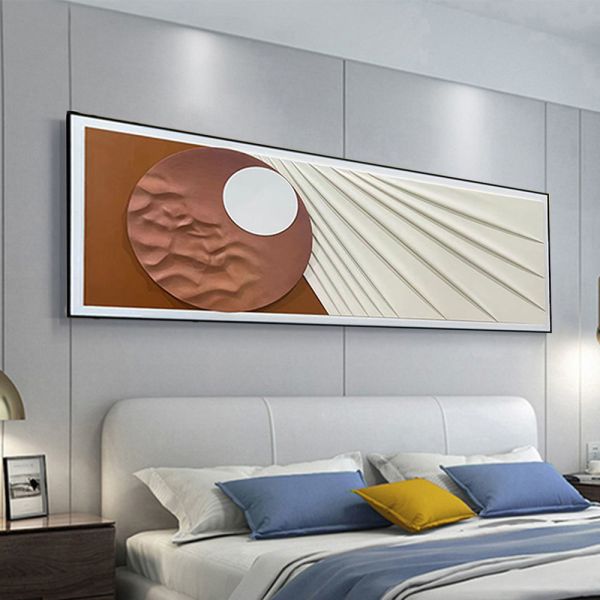 Stable mounting design, easy to install Colorful Mixed Media Painting — Modern Wall Art