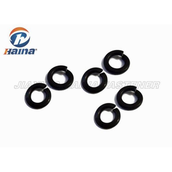 Square End Split Ring Lock Washer Black Oxide Alloy Steel For Metal Structures