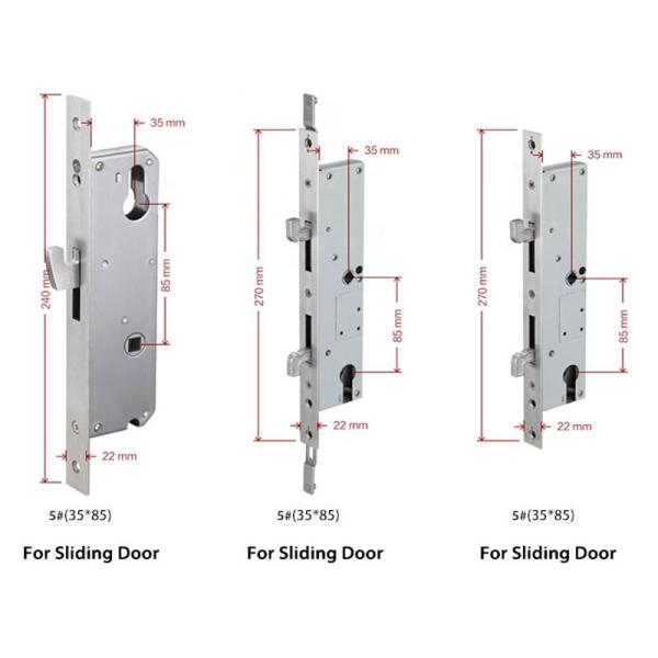 Slim European Standard Mortise Smart Fingerprint Door Lock With TT LOCK APP
