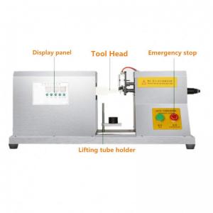 China Tabletop Ultrasonic Cutting And Sealing Machine , Cosmetic Tube Sealer With Date Printer on sale