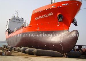 China 1.5m X 15m Marine Rubber Airbag Launching Ships Natural Rubber And Tyre Cord Material on sale