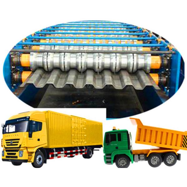 Freight Car / Truck Panel Roll Forming Machine Custom Size For Lorry Plate