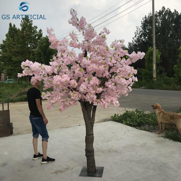 Artificial Outdoor Cherry Blossom Tree For Wedding Decoration 4 Meters