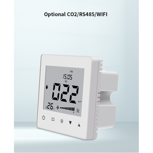 WiFi Intelligent HVAC Fresh Air Controller With Temperature Humidity CO2 Control
