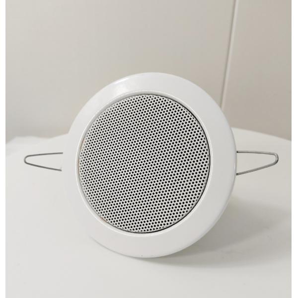 6w 4-inch Ceiling Speaker 100V Full Range Speaker with Back Cover Spring Clamp Easy Installation